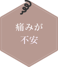 痛みが不安