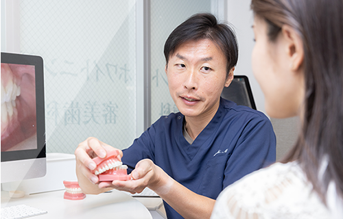 歯科医師によるカウンセリング